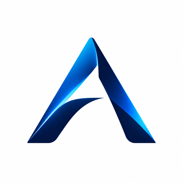 Athena blue A logo